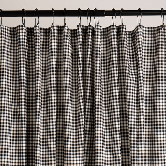 Gingham Shower Curtain