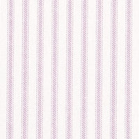 Lavender and White Ticking Stripe Pillow Sham  Standard Euro or King