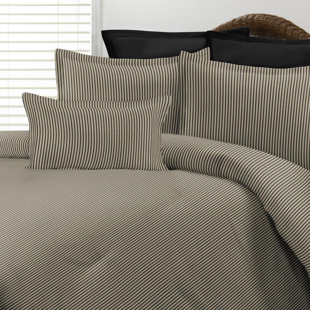 ticking stripe comforter 