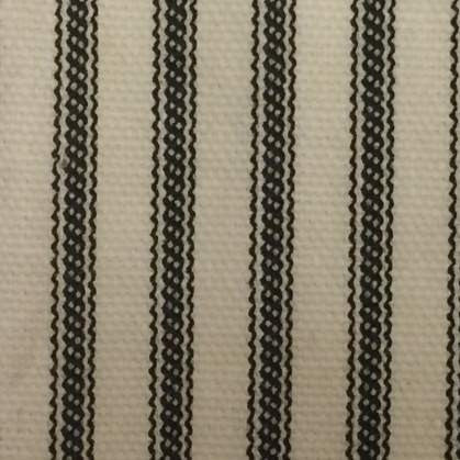 Black Ticking Stripe outlet Shower Curtain