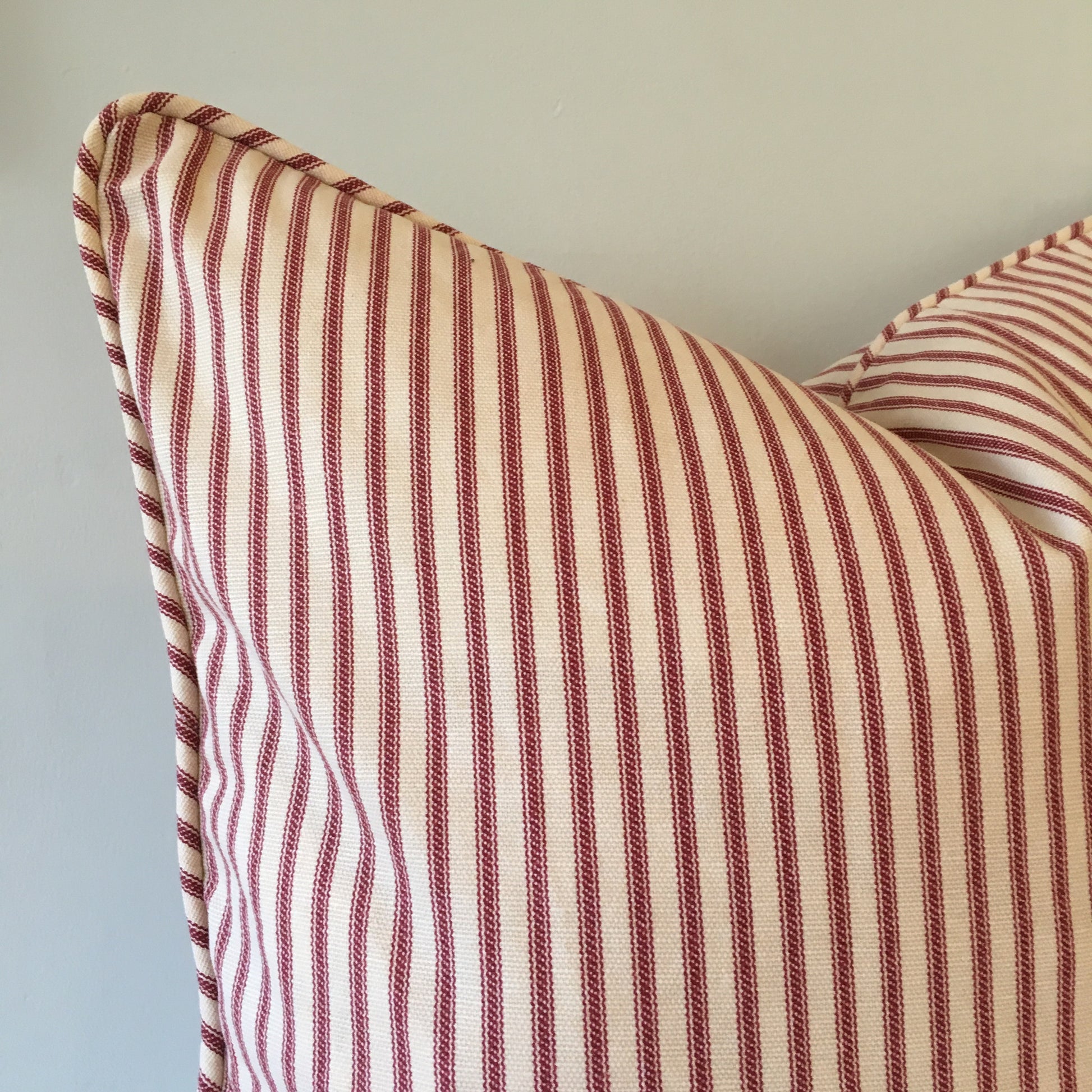 Ticking Stripe Throw Pillow Cover 18x18