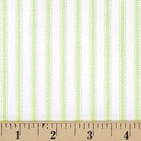 Kiwi Green and White Stripe Fabric Shower Curtain – Southern Ticking Co.